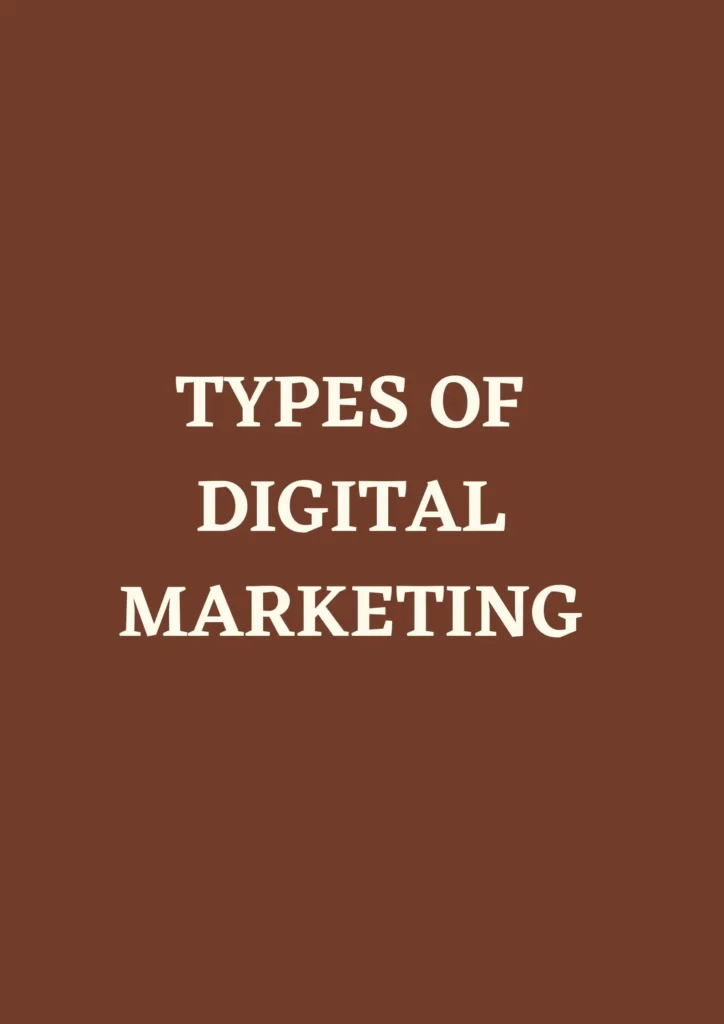 Featured image of types of digital marketing
